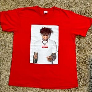 supreme nba youngboy shirt red